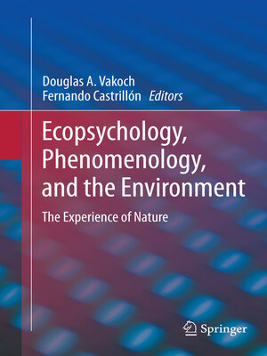 cover image of Ecopsychology, Phenomenology, and the Environment